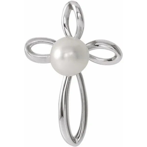 Pearl Cross Pendant Arnold's Jewelry and Gifts Logansport, IN