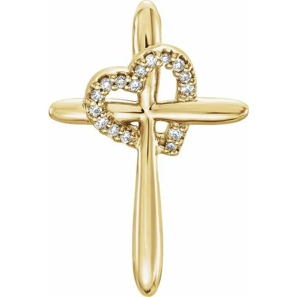Heart & Cross Pendant Hopman Jewelers Elkhart, IN