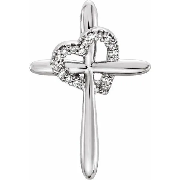 Heart & Cross Pendant Rasmussen Jewelers Spanish Fork, UT