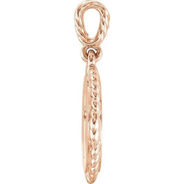 Accented Cross Disc Pendant Image 2 Diny's Jewelers Middleton, WI