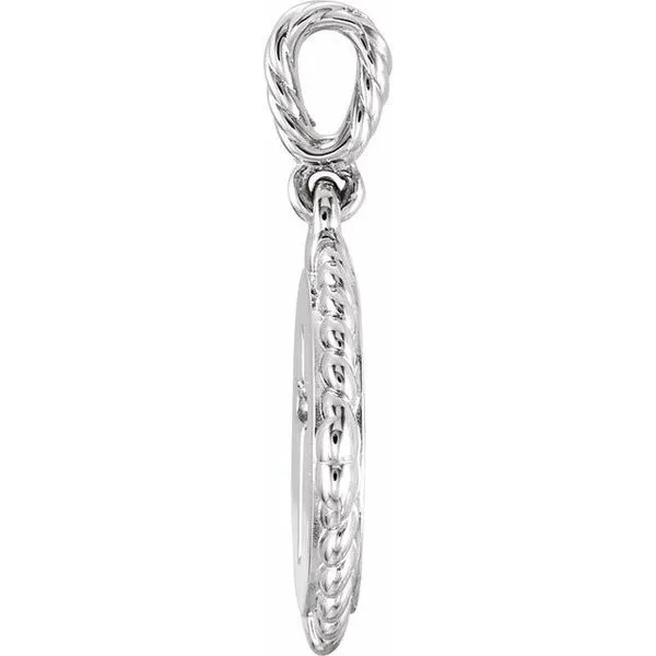 Accented Cross Disc Pendant Image 2 Arnold's Jewelry and Gifts Logansport, IN