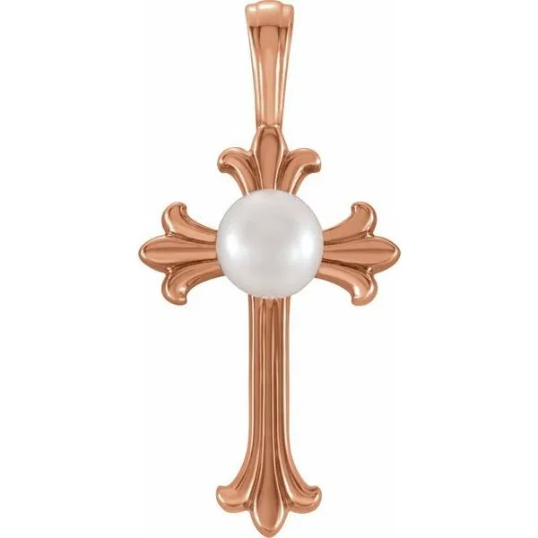 Pearl Cross Pendant Hopman Jewelers Elkhart, IN