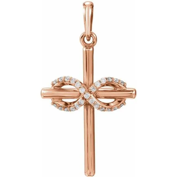 Infinity-Inspired Cross Pendant Hopman Jewelers Elkhart, IN