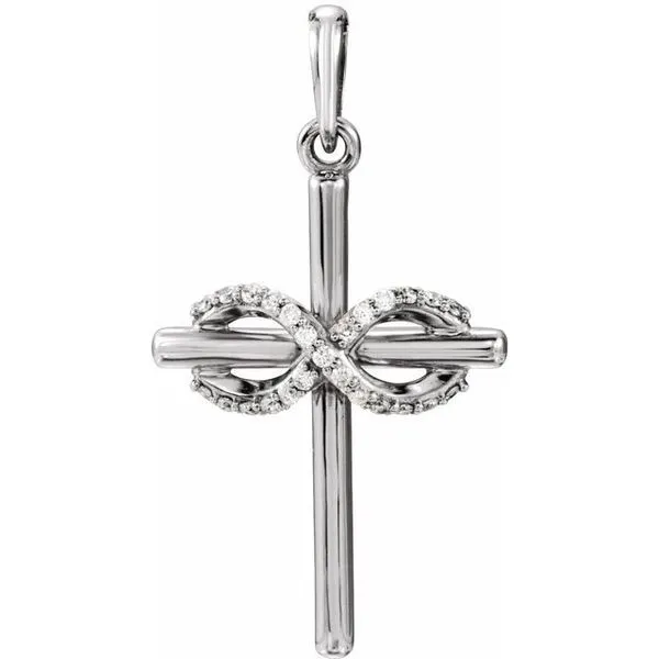 Infinity-Inspired Cross Pendant Rick's Jewelers California, MD