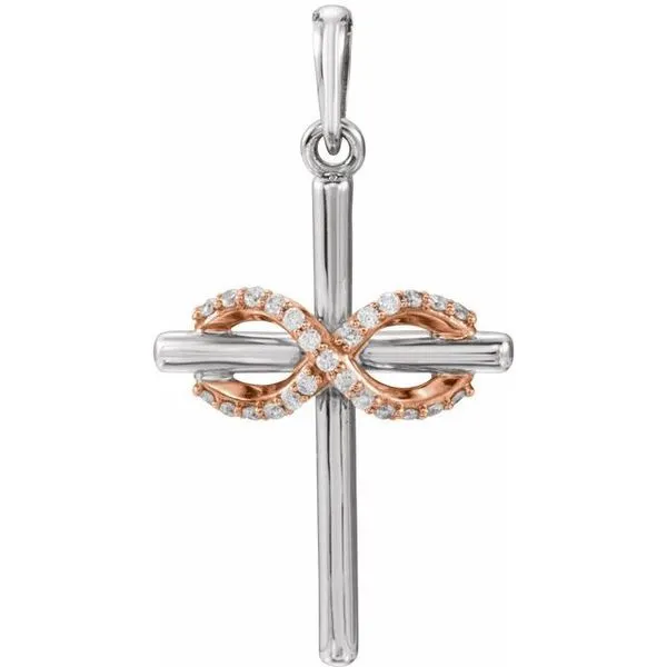 Infinity-Inspired Cross Pendant James & Williams Jewelers Berwyn, IL