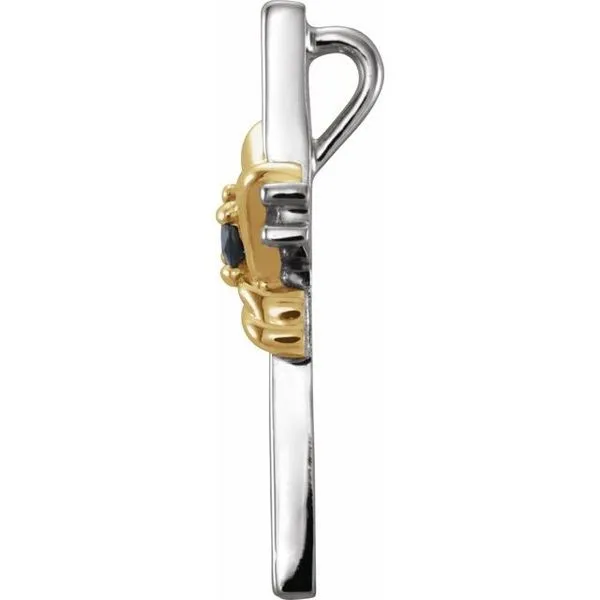 Accented Cross Pendant Image 2 Cherry Street Jewelers Tulsa, OK