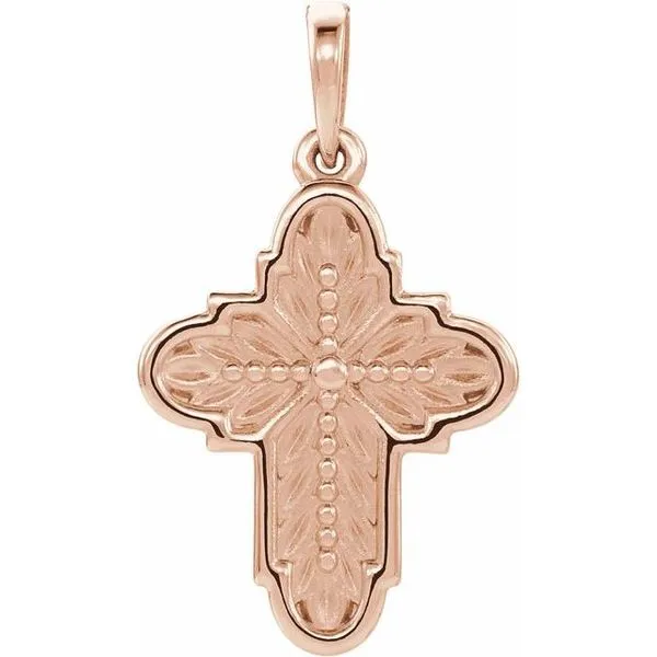 Leaf Cross Pendant Arnold's Jewelry and Gifts Logansport, IN