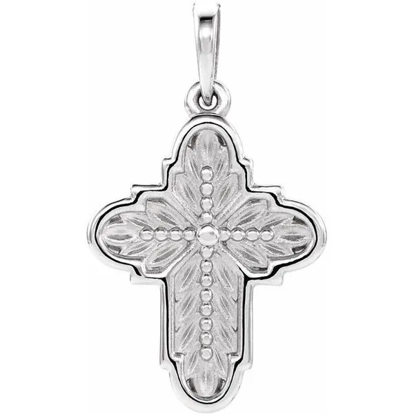 Leaf Cross Pendant Arnold's Jewelry and Gifts Logansport, IN