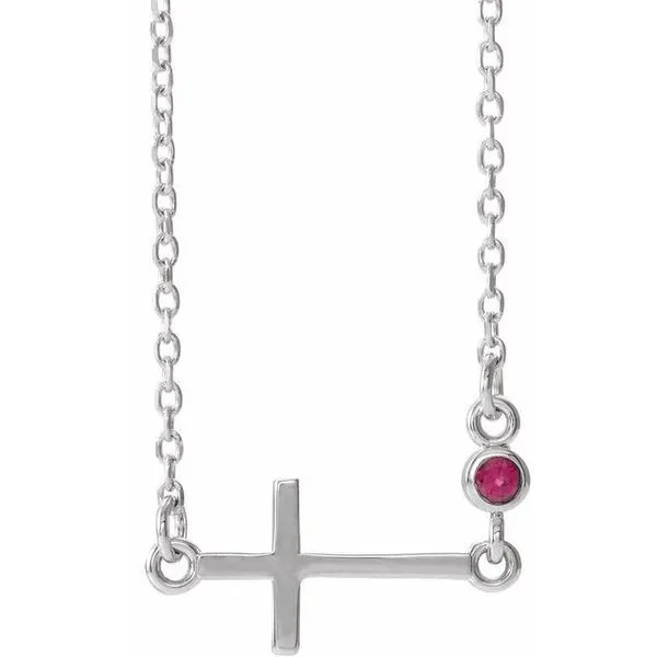 Accented Sideways Cross Necklace Atlanta West Jewelry Douglasville, GA