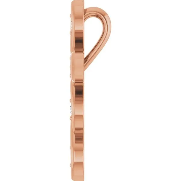 Accented Cross Pendant Image 3 Arlene's Fine Jewelry Vidalia, GA