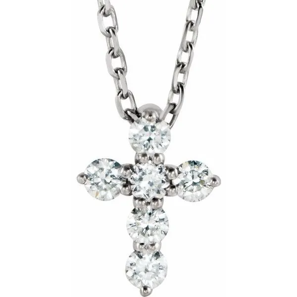 Accented Cross Necklace Jewelry Design Studio Jensen Beach, FL