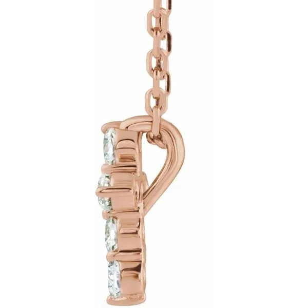 Accented Cross Necklace Image 2 Jewelry Design Studio Jensen Beach, FL