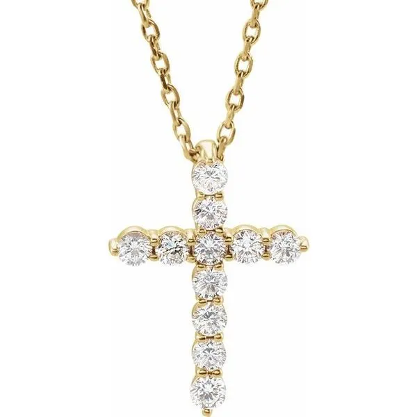 Accented Cross Necklace Jewelry Design Studio Jensen Beach, FL