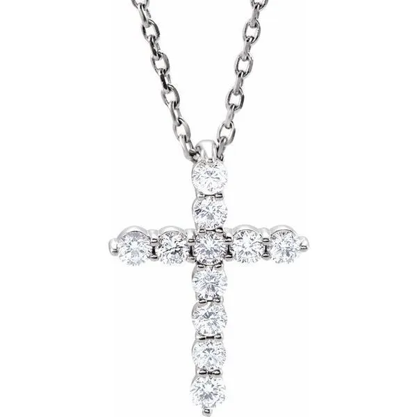Accented Cross Necklace Hopman Jewelers Elkhart, IN