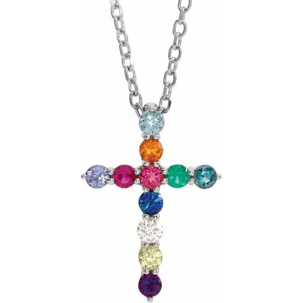 Accented Cross Necklace J. Meredith Jewelers Delafield, WI