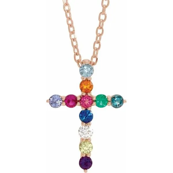 Accented Cross Necklace Jewelry Design Studio Jensen Beach, FL