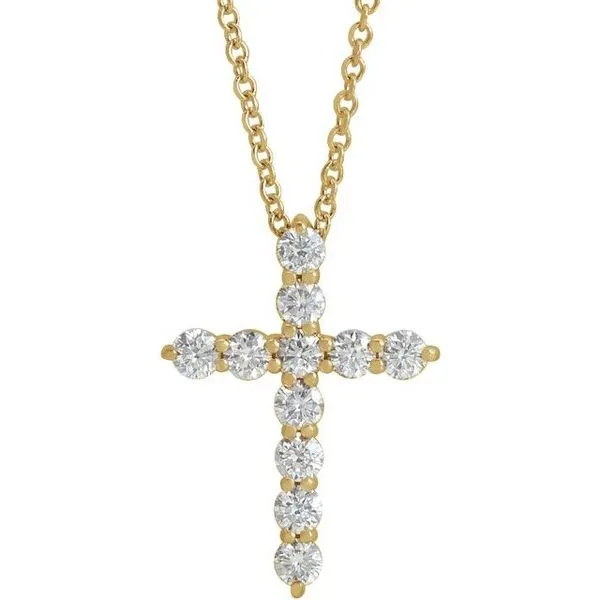 Accented Cross Necklace Hopman Jewelers Elkhart, IN