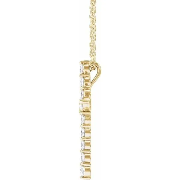 Accented Cross Necklace Image 2 Diamonds By Dawn Riverdale, NJ
