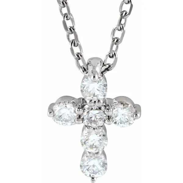 Accented Cross Necklace James & Williams Jewelers Berwyn, IL
