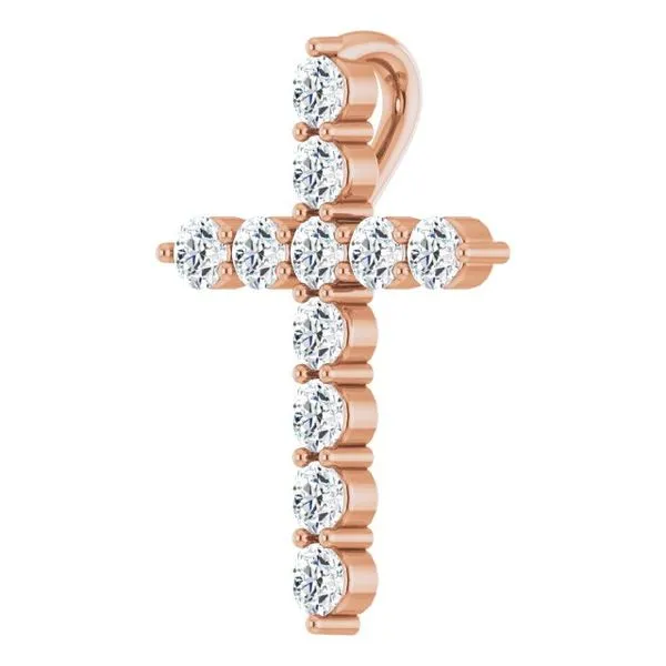 Accented Cross Pendant Image 2 Rasmussen Jewelers Spanish Fork, UT