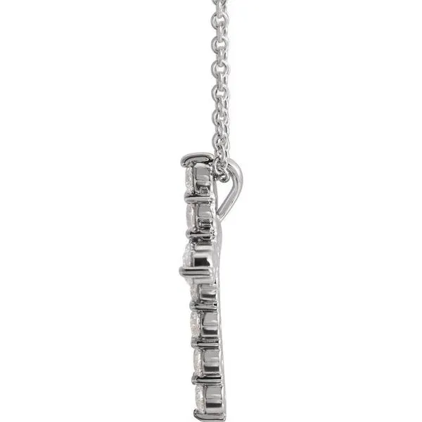 Accented Cross Necklace Image 2 Moseley Diamond Showcase Inc Lexington, SC
