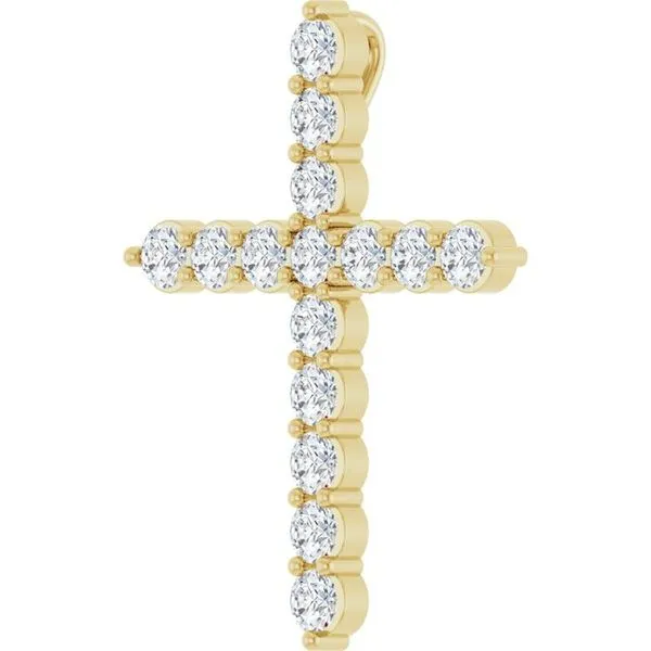 Accented Cross Pendant Image 2 Northwood Jewelers Northwood, OH