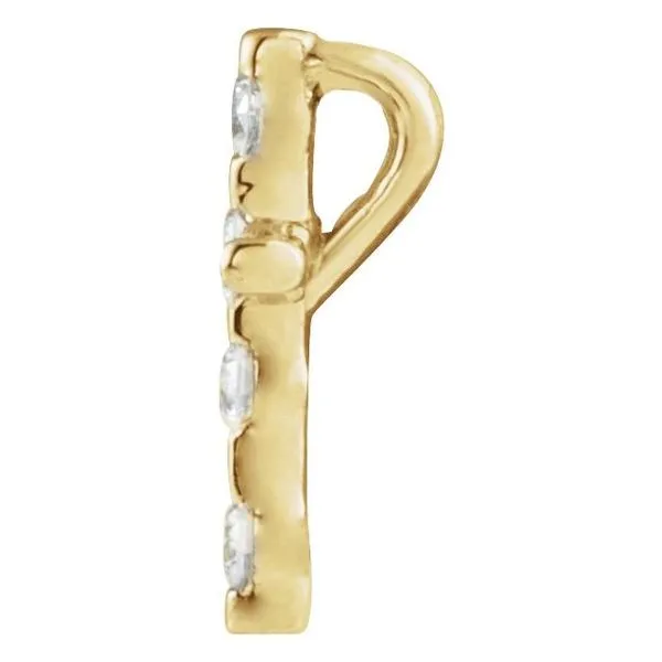 Accented Cross Pendant Image 2 Hopman Jewelers Elkhart, IN