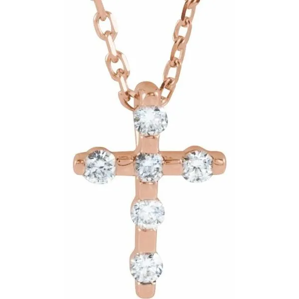 Accented Cross Necklace Hopman Jewelers Elkhart, IN