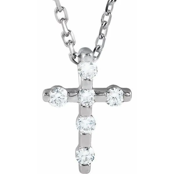 Accented Cross Necklace Rasmussen Jewelers Spanish Fork, UT