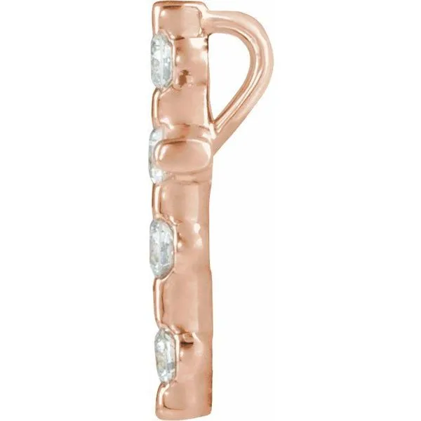 Accented Cross Pendant Image 2 Rasmussen Jewelers Spanish Fork, UT