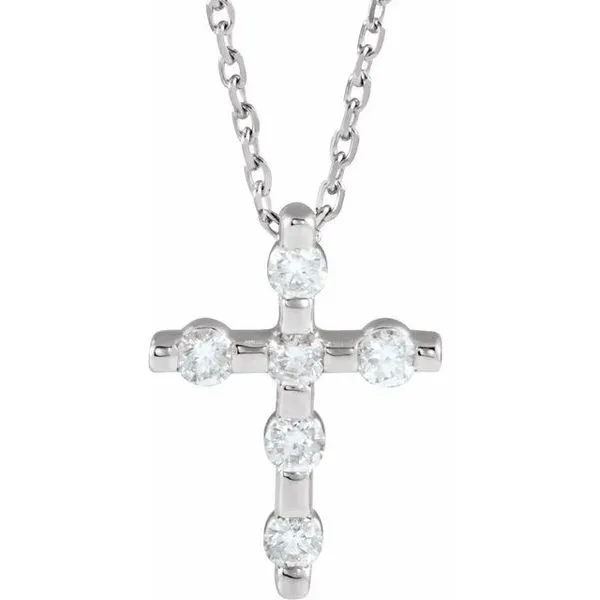 Accented Cross Necklace Hopman Jewelers Elkhart, IN
