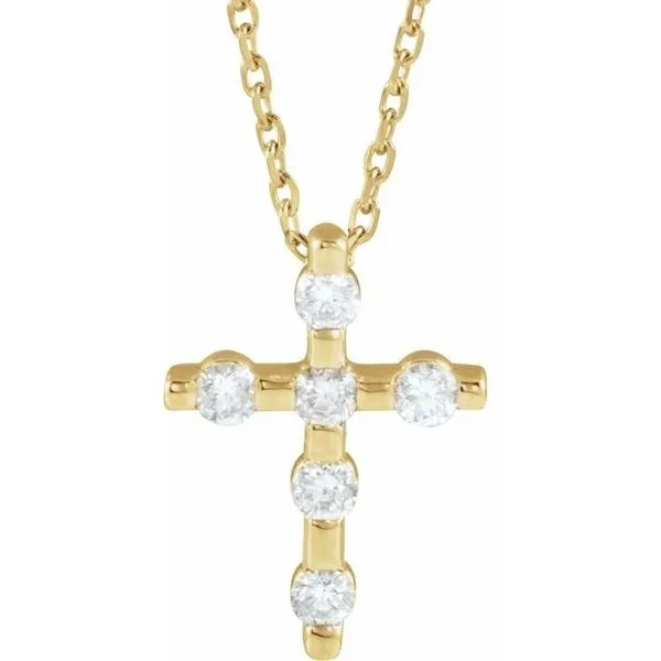 Accented Cross Necklace Hopman Jewelers Elkhart, IN