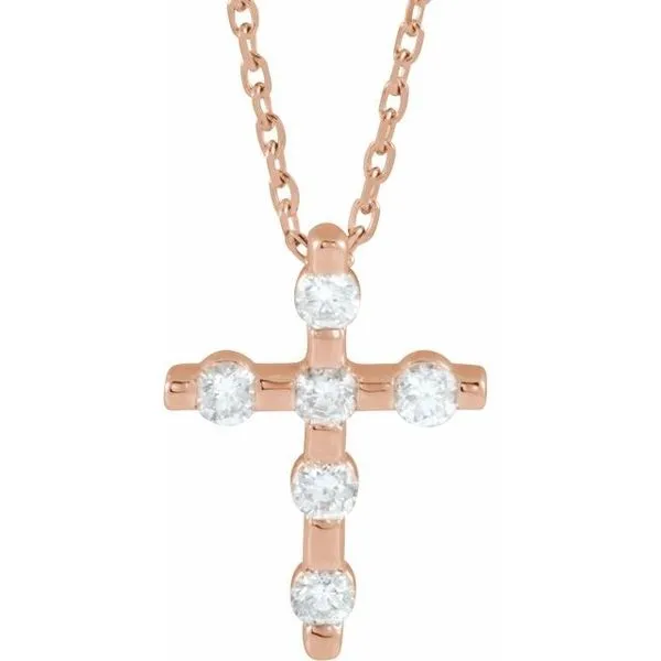 Accented Cross Necklace Hopman Jewelers Elkhart, IN