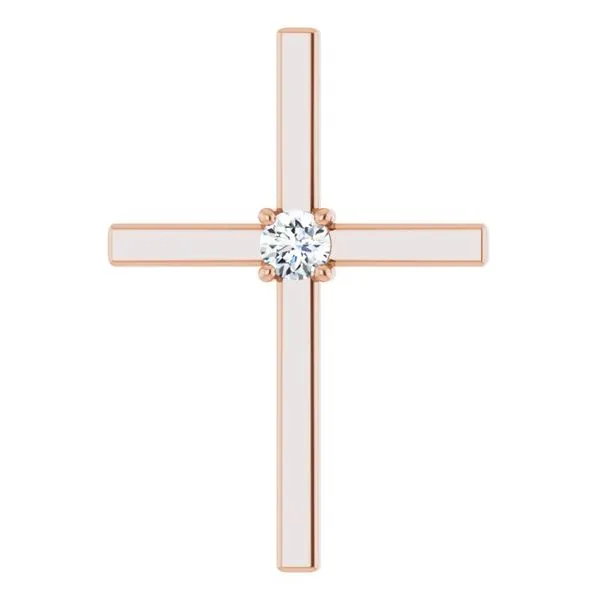 Solitaire Cross Pendant Michael's Jewelry North Wilkesboro, NC