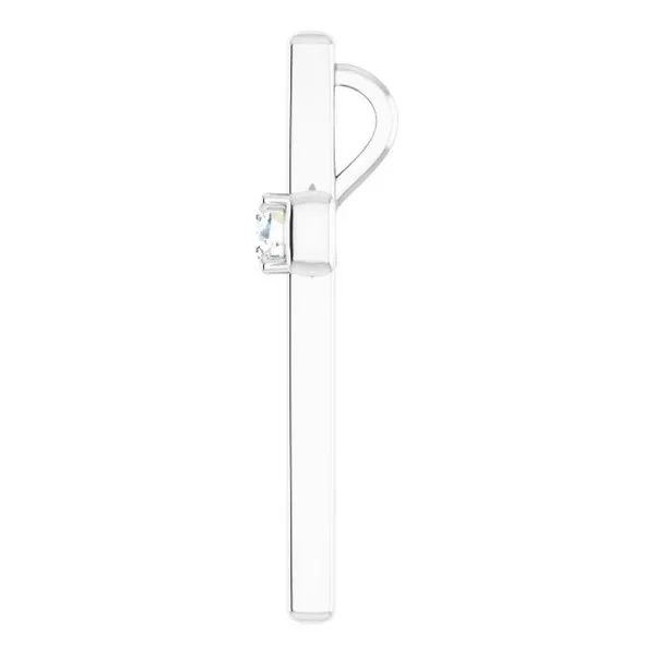 Solitaire Cross Pendant Image 3 Hopman Jewelers Elkhart, IN
