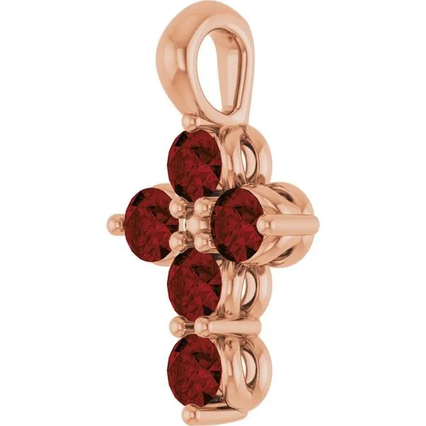 Accented Cross Pendant Image 2 Arnold's Jewelry and Gifts Logansport, IN