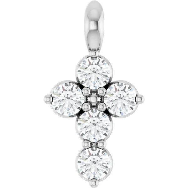 Accented Cross Pendant D'Errico Jewelry Scarsdale, NY