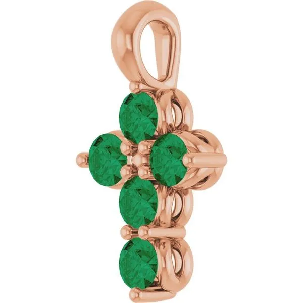 Accented Cross Pendant Image 3 Milan's Jewelry Inc Sarasota, FL