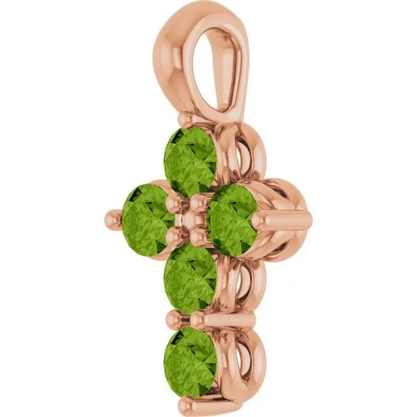 Accented Cross Pendant Image 2 Milan's Jewelry Inc Sarasota, FL