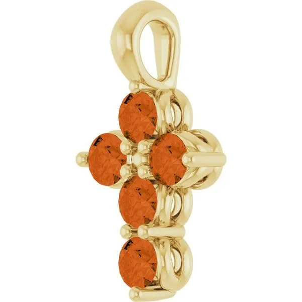 Accented Cross Pendant Image 2 Cherry Street Jewelers Tulsa, OK