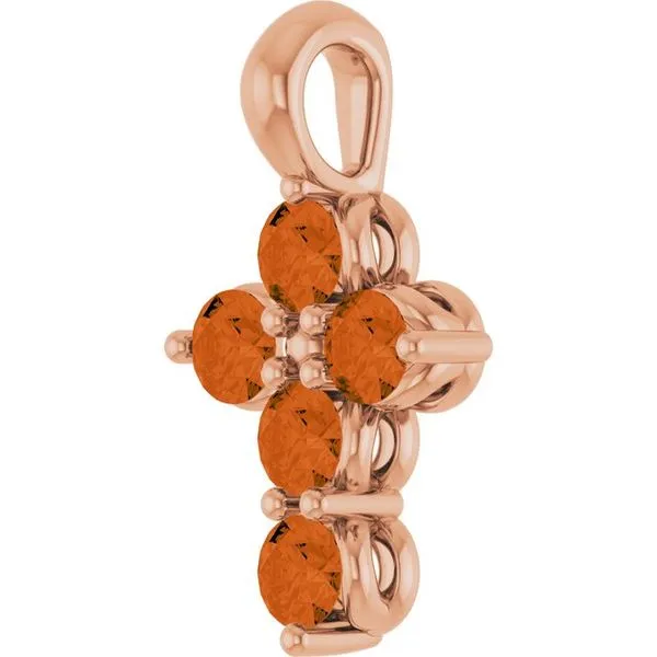 Accented Cross Pendant Image 2 J. Meredith Jewelers Delafield, WI