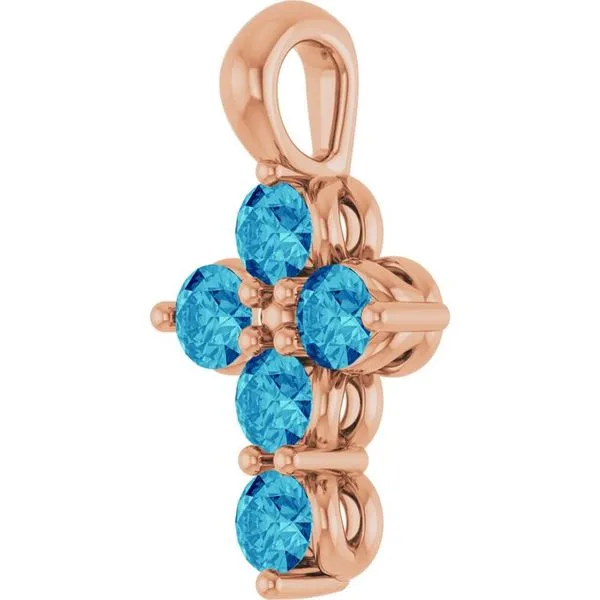 Accented Cross Pendant Image 2 Hopman Jewelers Elkhart, IN