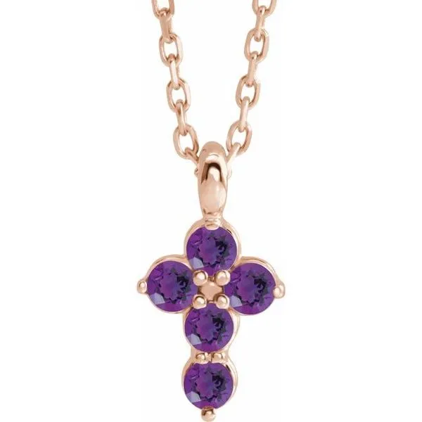 Accented Cross Necklace John E. Koller Jewelry Designs owasso, OK