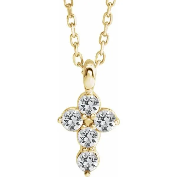 Accented Cross Necklace J. Meredith Jewelers Delafield, WI