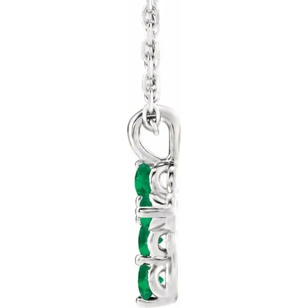 Accented Cross Necklace Image 2 Delfine's Jewelry Charleston, WV