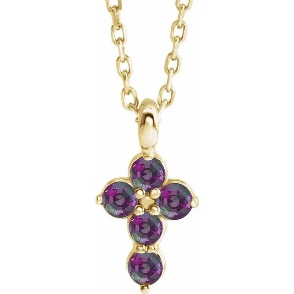 Accented Cross Necklace Rasmussen Jewelers Spanish Fork, UT