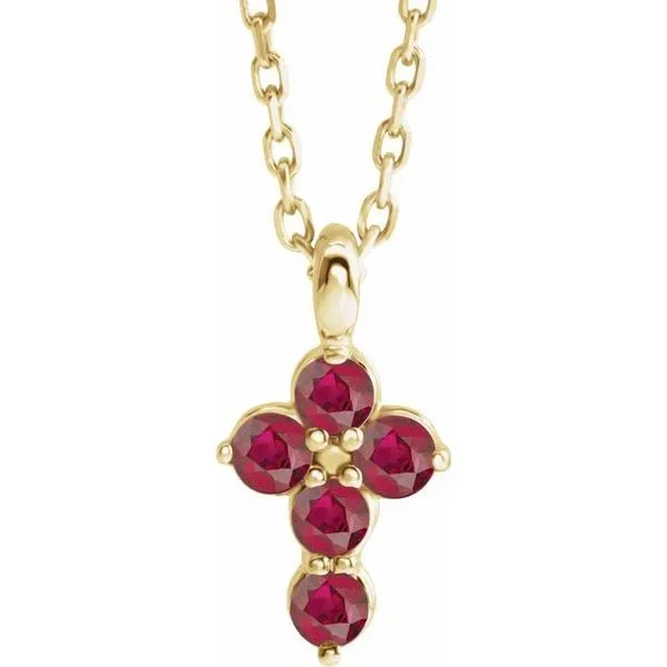 Accented Cross Necklace Cherry Street Jewelers Tulsa, OK