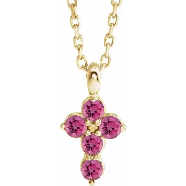 Accented Cross Necklace D'Errico Jewelry Scarsdale, NY