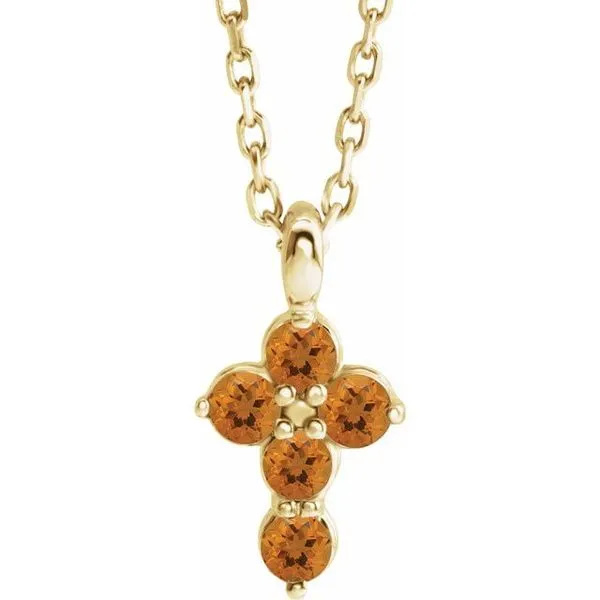 Accented Cross Necklace Hopman Jewelers Elkhart, IN