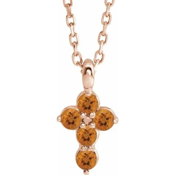 Accented Cross Necklace Hopman Jewelers Elkhart, IN